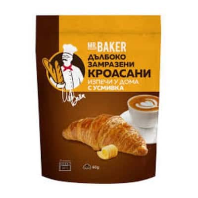 Замразени френски кроасани с масло 6х60 гр