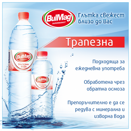 Трапезна вода BulMag 500мл